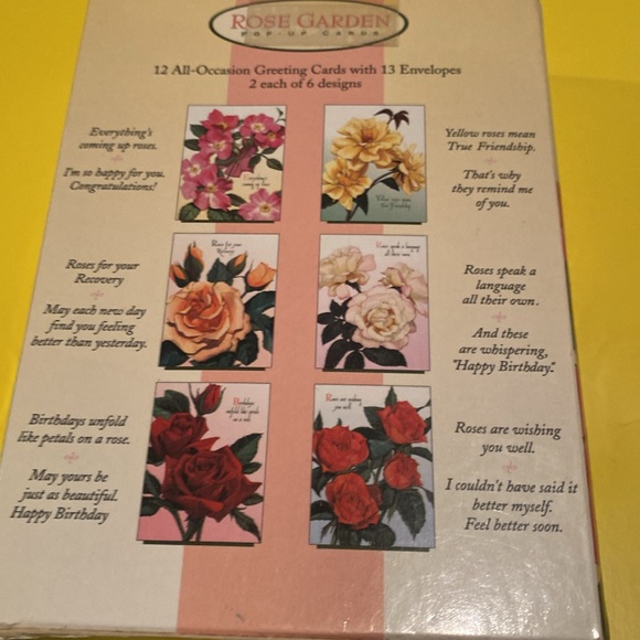 NIB Creative Horizons Rose Garden Pop-Up Cards - Picture 5 of 5